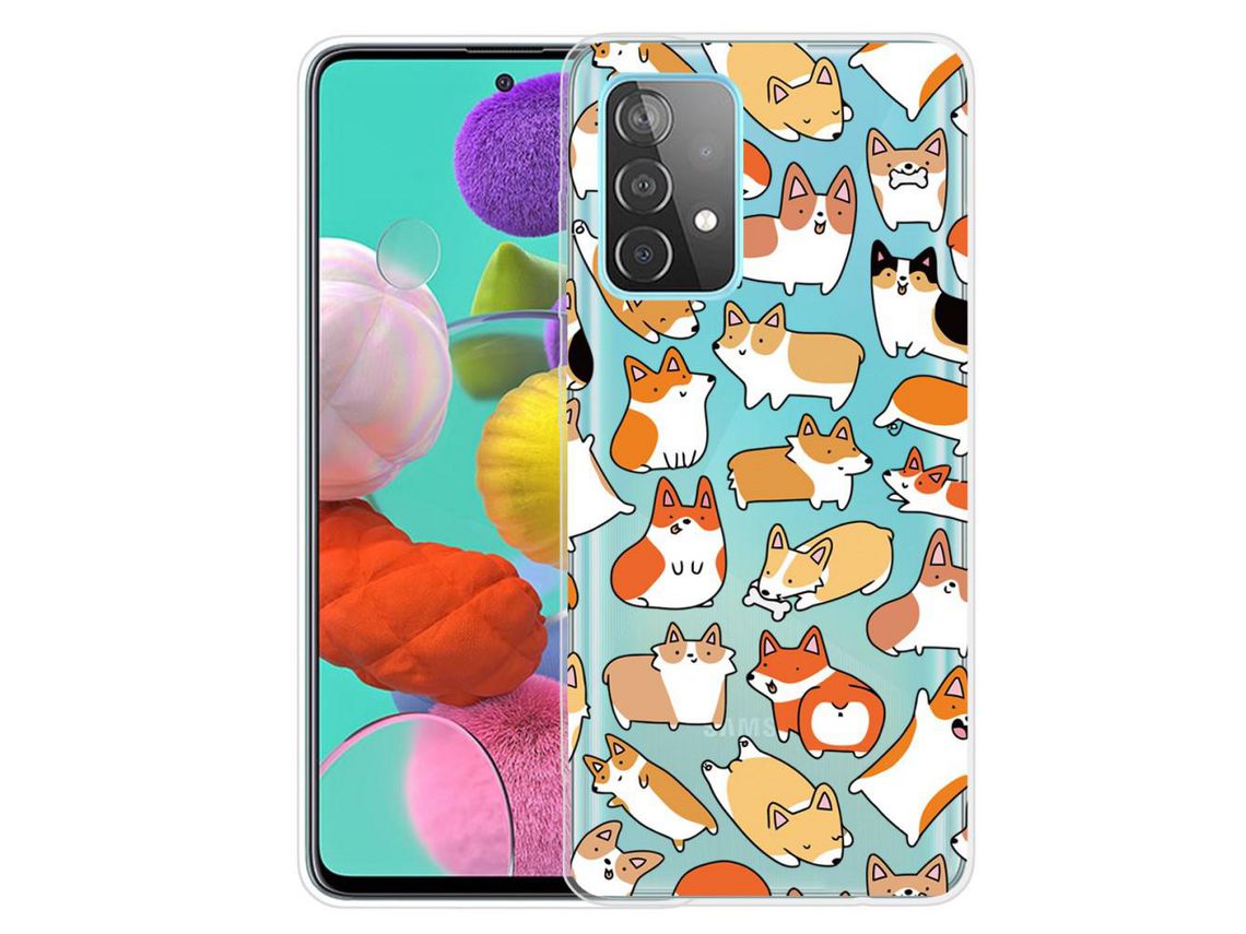 Capa para Samsung Galaxy A33 5G (TPU e PU - Multicor)