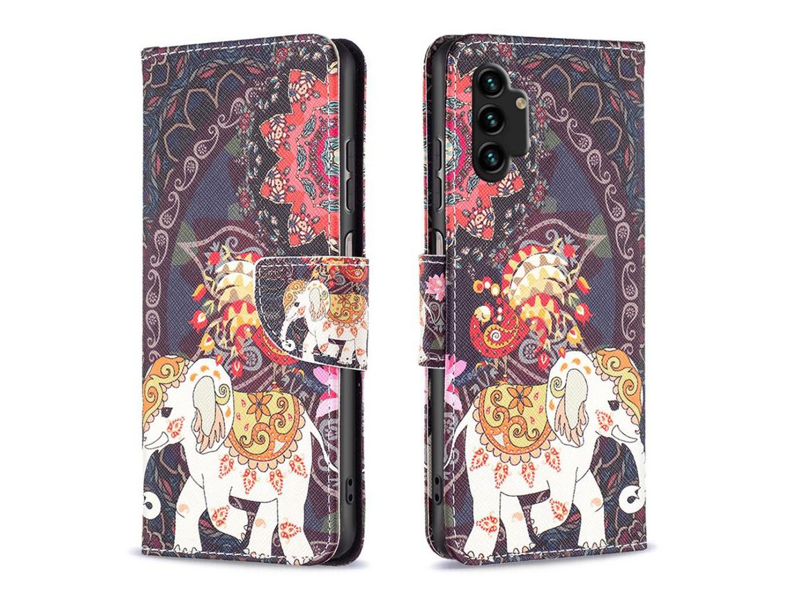 Capa para Samsung Galaxy A13 4G (PU - Multicor)