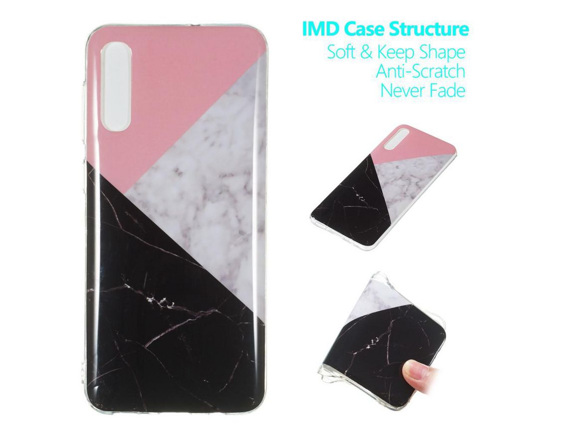 Capa para Samsung Galaxy A50 (TPU e PU - Multicor)