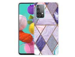 Capa para Samsung Galaxy A73 5G (TPU e PU - Multicor)