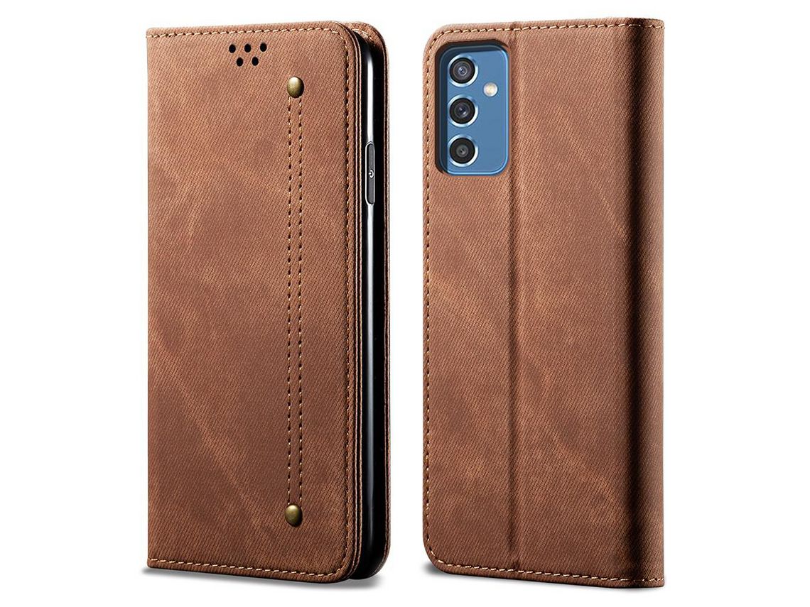 Capa para Samsung Galaxy M52 5G (TPU e PU - Multicor)