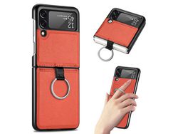Capa para Samsung Galaxy Z Flip3 5G (TPU e PU - Multicor)