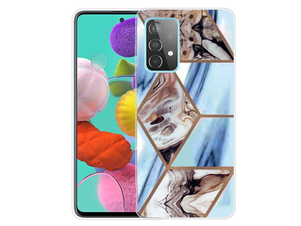 Capa para Samsung Galaxy A73 5G (TPU e PU - Multicor)