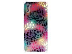 Capa e Tpu Folhas de Tesouro para Samsung Galaxy M21 2021