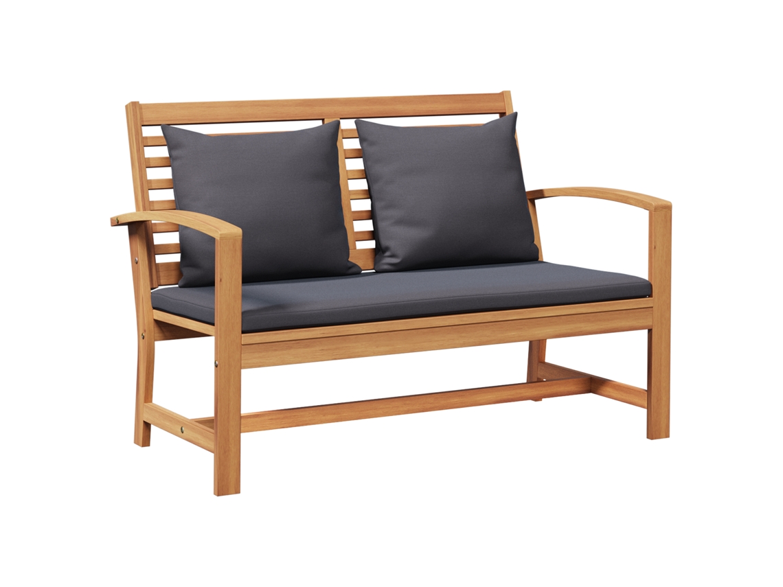 Conjunto 2 Conjunto De Móveis Para Exterior Vidaxl Castanho Madeira De Teca Maciça (110 X 66 X 76 Cm)