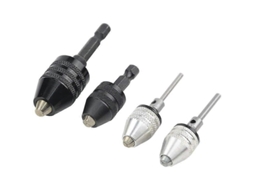 Conjunto De 4 Adaptadores De Troca Rápida Para Mandril De Furadeira Mini 3 Adaptador Para Parafusadeira/furadeira Elétrica Hengjian