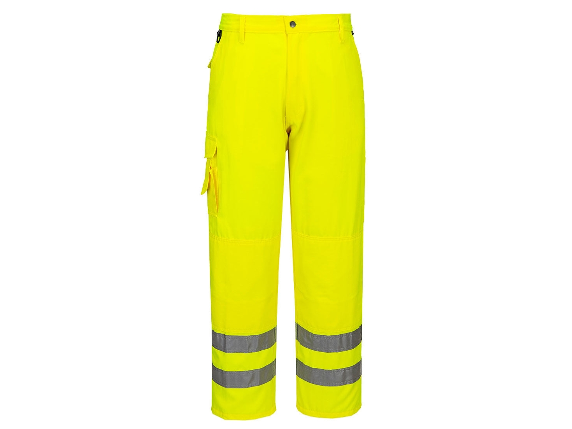 Calças De Trabalho De Alta Visibilidade Para Profissionais Amarelo / Xs