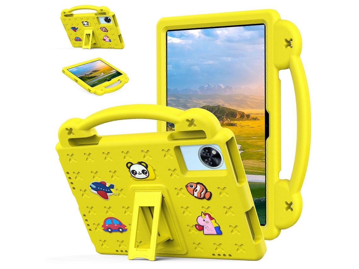 Capa infantil de EVA à prova de choque com suporte e alça para tablet da Webake
