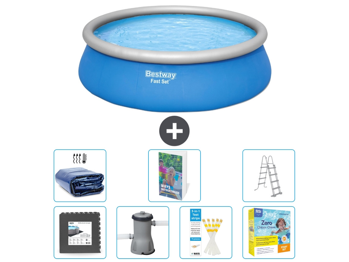 Bestway Piscina Bestway Fast Set Redonda - 457x122 Cm - 8-peças S459
