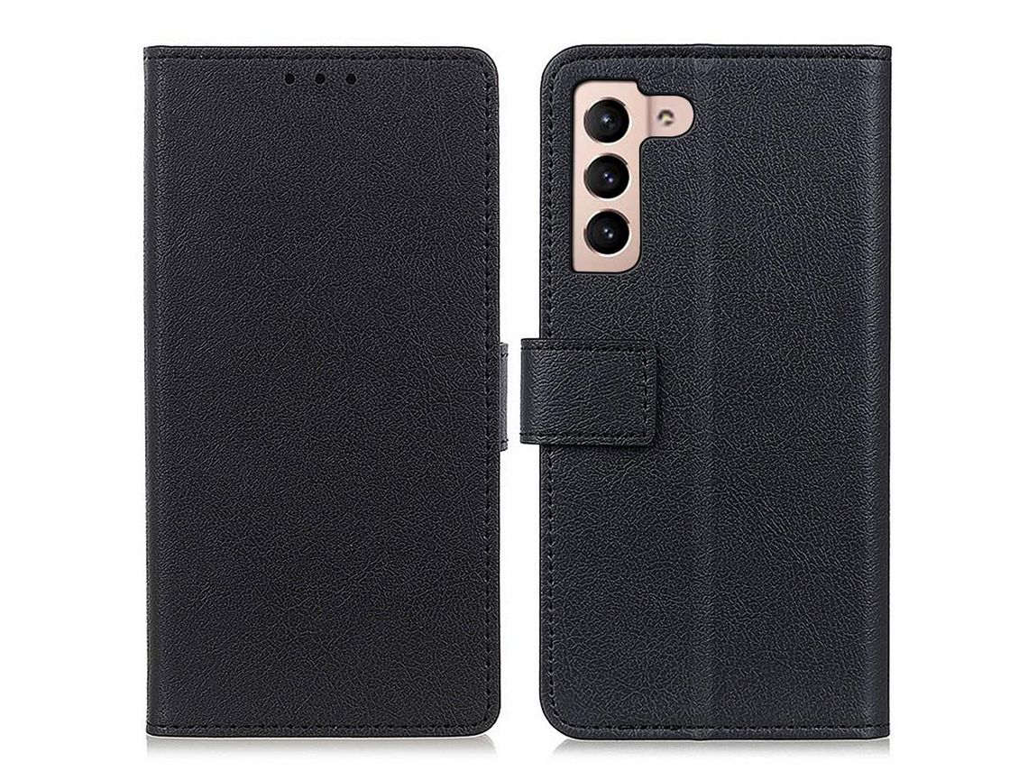 Capa para Samsung Galaxy S22(PU - Preto)