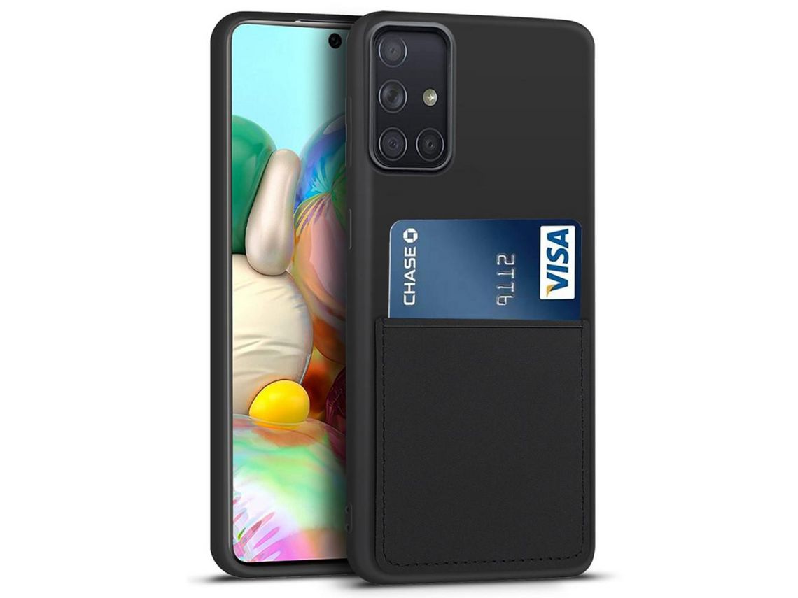 Capa para Samsung Galaxy A71 5G Sm-A716(Silicone - Preto)