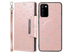 Capa para Samsung Galaxy A02S (164.2X75.9X9.1Mm)(PU - Rosa)
