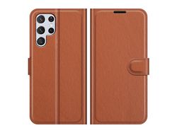 Capa para Samsung Galaxy S22 Ultra(PU - Castanho)