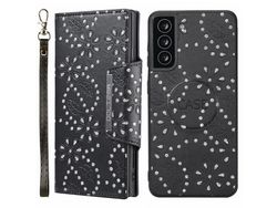 Capa para Samsung Galaxy S21 Fe 5G(PU - Preto)