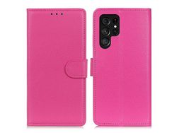 Capa para Samsung Galaxy S22 Ultra(PU - Rosa)