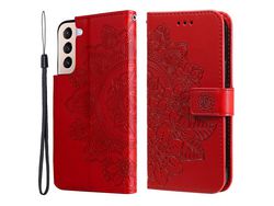 Capa para Samsung Galaxy S22 Pro(PU - Vermelho)