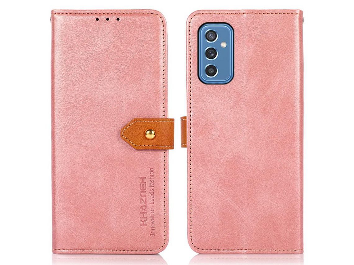 Capa para Samsung Galaxy M52 5G(PU - Rosa)