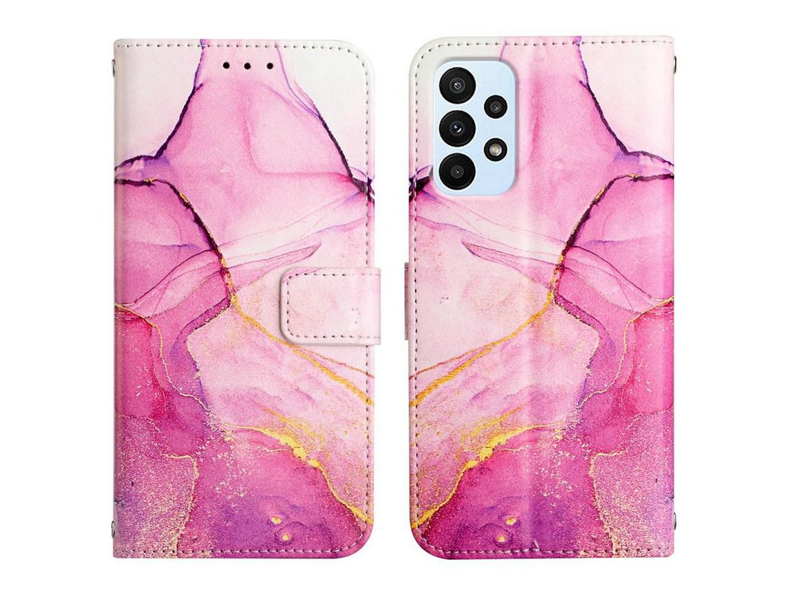 Capa para Samsung Galaxy A23 5G/4G(PU - Rosa)