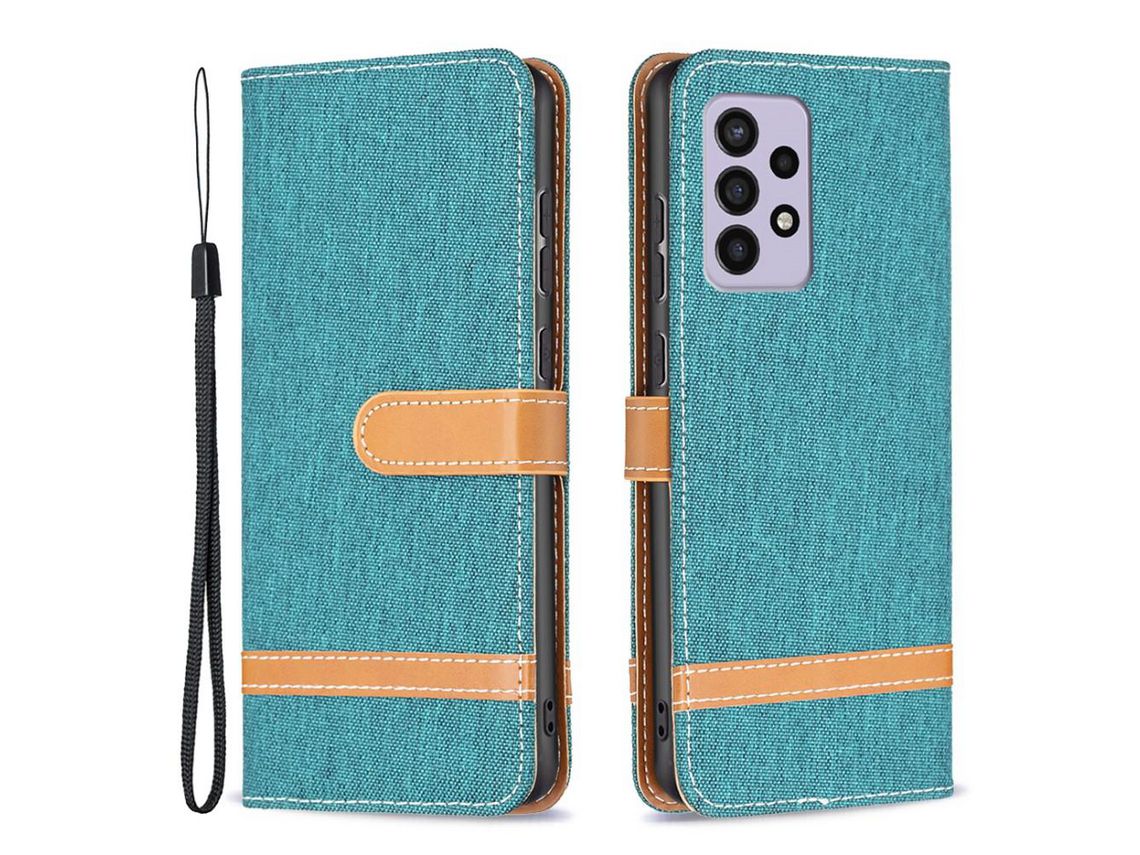 Capa para Samsung Galaxy A33 5G(PU - Verde)