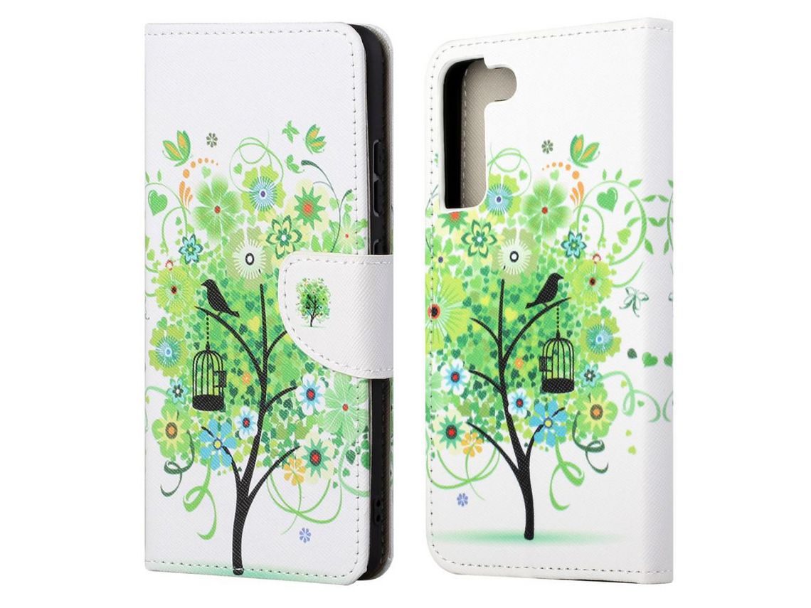 Capa para Samsung Galaxy S22(PU - Verde)