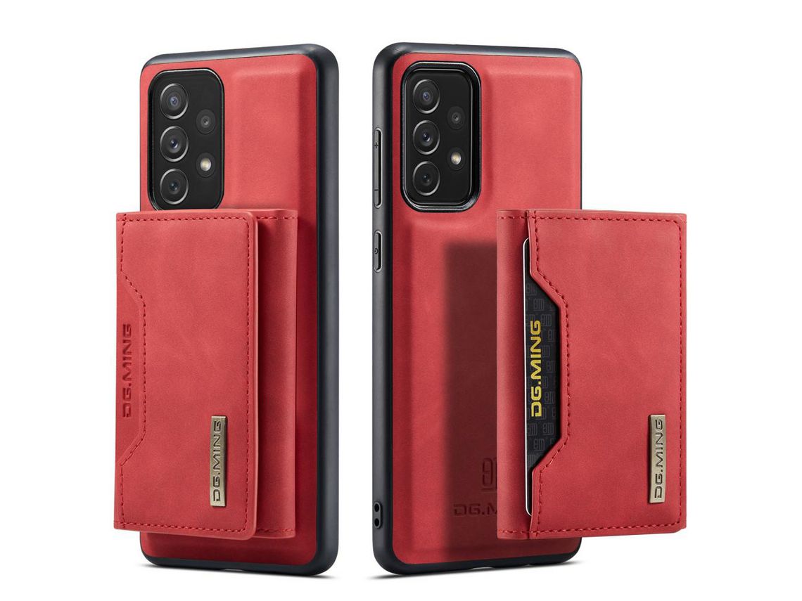 Capa para Samsung Galaxy A73 5G(PU - Vermelho)
