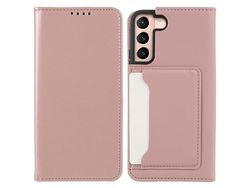 Capa para Samsung Galaxy S22(PU - Rosa)