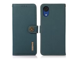 Capa para Samsung Galaxy A03 Core(Couro - Verde)