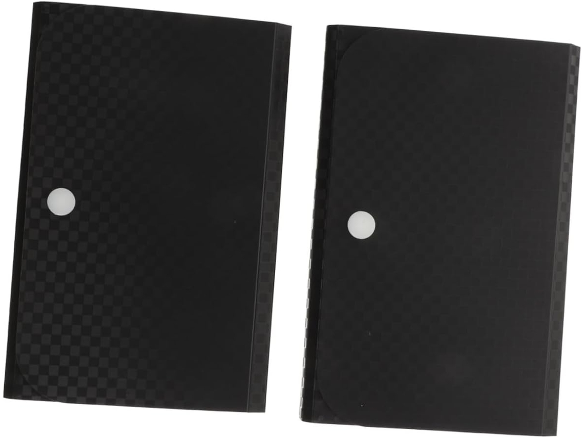 Pasta organizadora portátil A6 para documentos, com 12 camadas e 7 compartimentos, folhas coloridas, material PP leve.