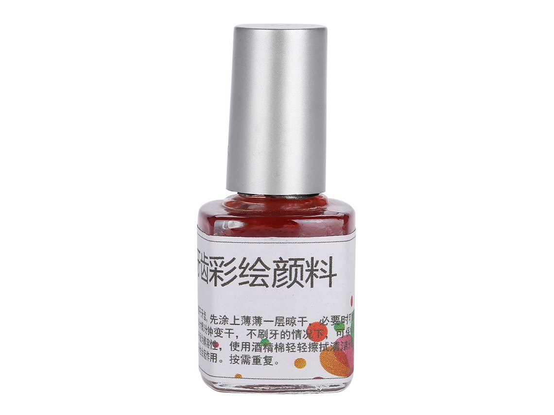 Tinta Colorida Não Tóxica 7ml Sangra Vermelho Cosplay Halloween