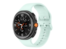 Bracelete Para Samsung Galaxy Watch 8/8 Classic - Silicone Lisa E Sólida - Verde Menta