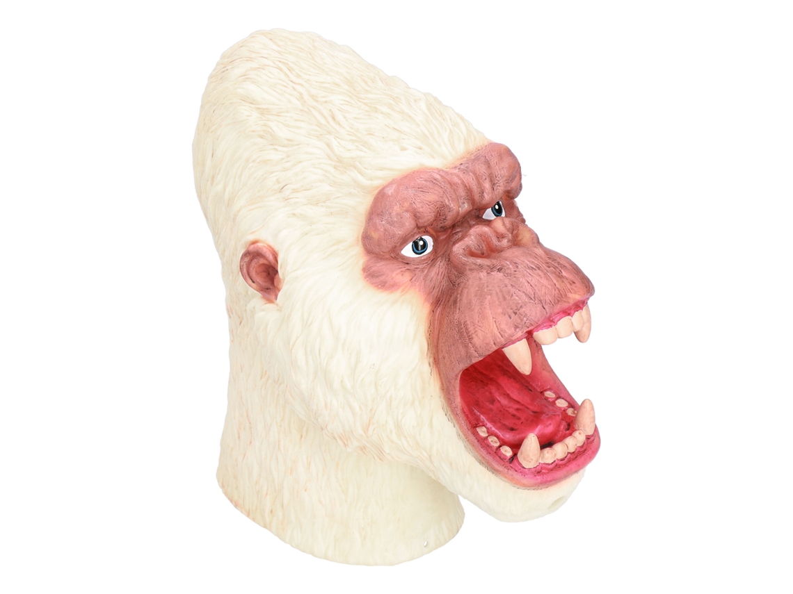 Primerox fantoche de Mão Macaco Grande com Som Lifelike Branco Brinquedo Presente Aniversário Infantil