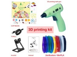 Ferramenta Pistola 3d Cola Quente, Circulação Lcd Adaptável Ar, Casa Oficina. STELASPLEN