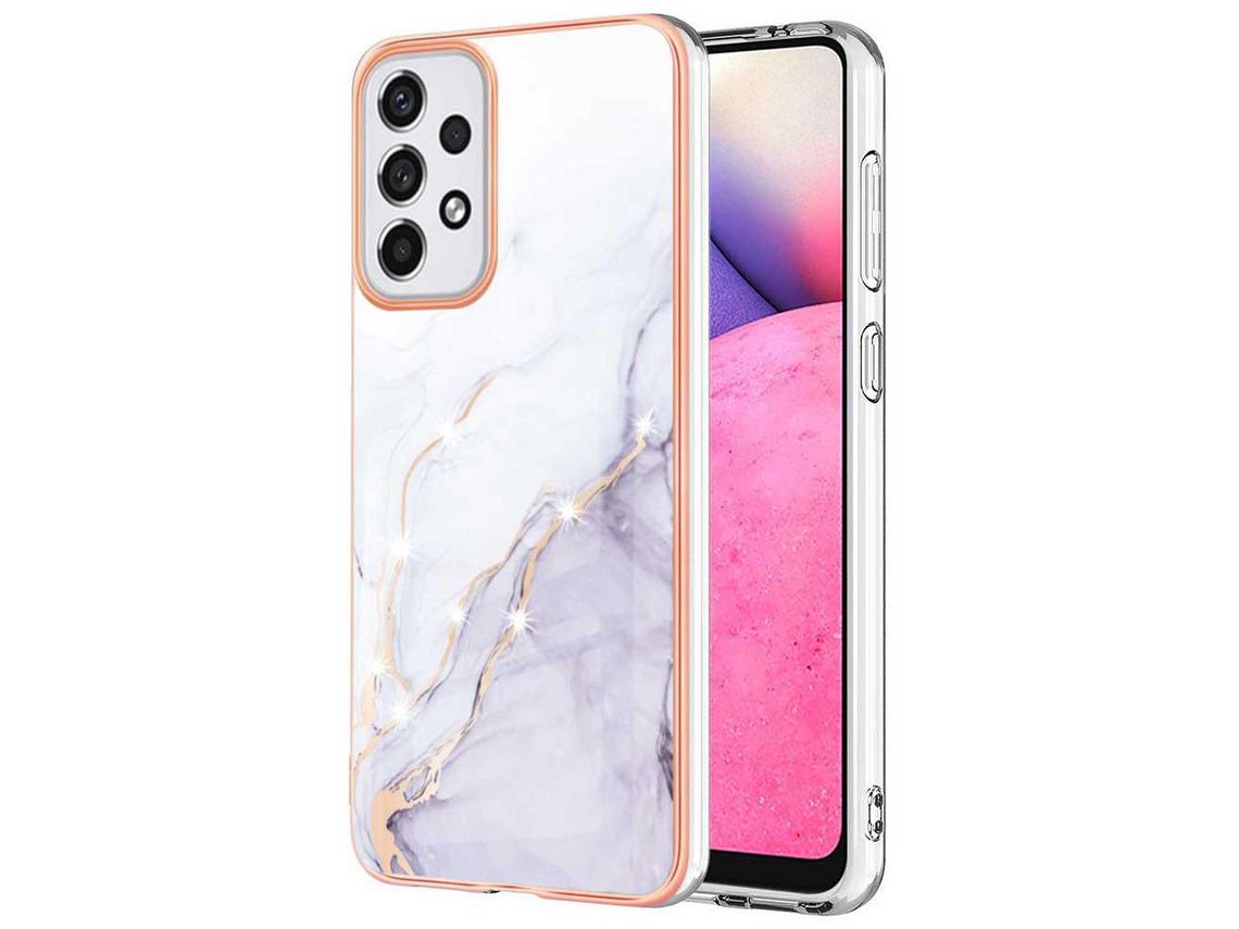 Capa para Samsung Galaxy A33 5G (TPU e PU - Multicor)