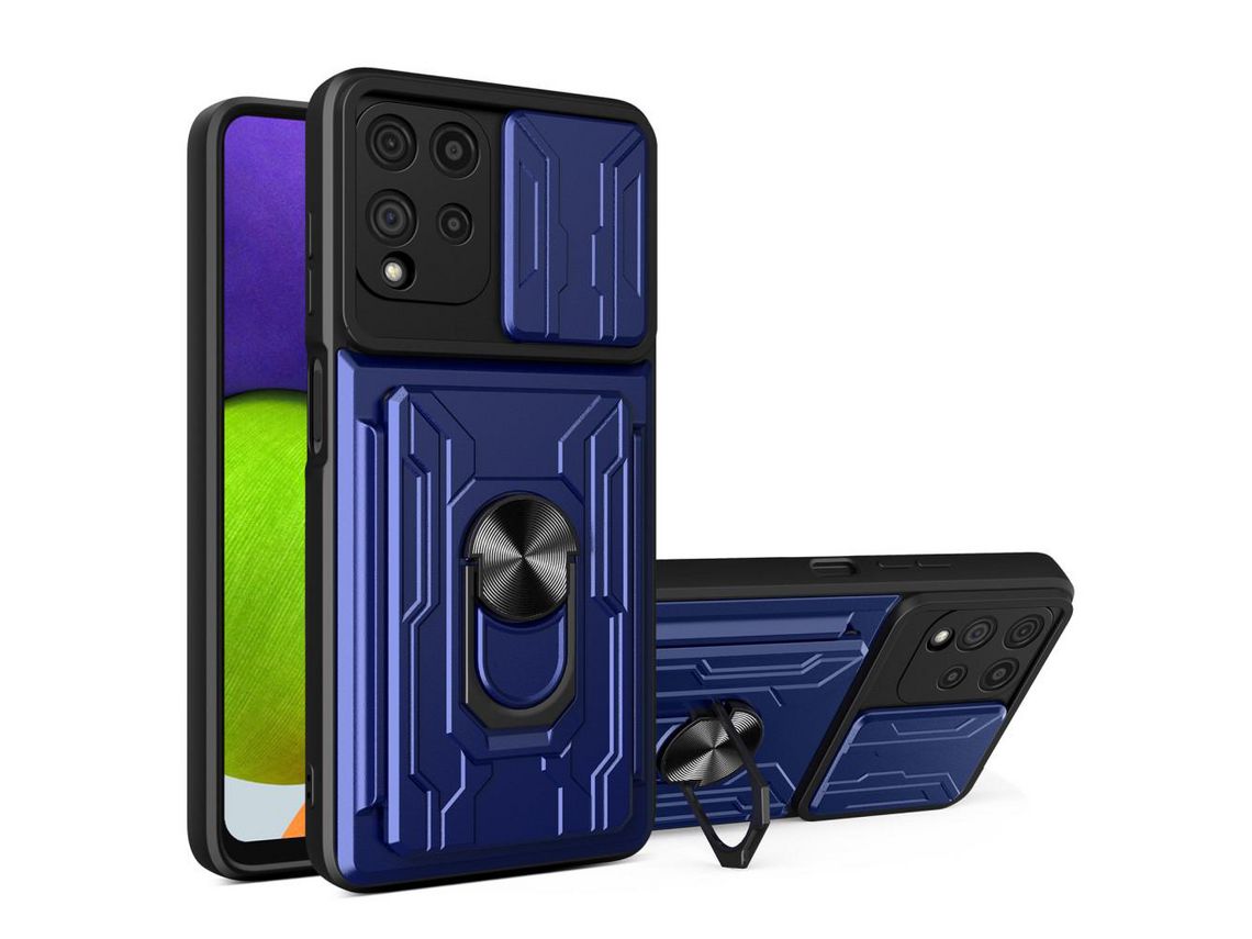 Capa Anti-riscos para Samsung Galaxy A22 4G (Eu Version) (TPU e PU - Multicor)