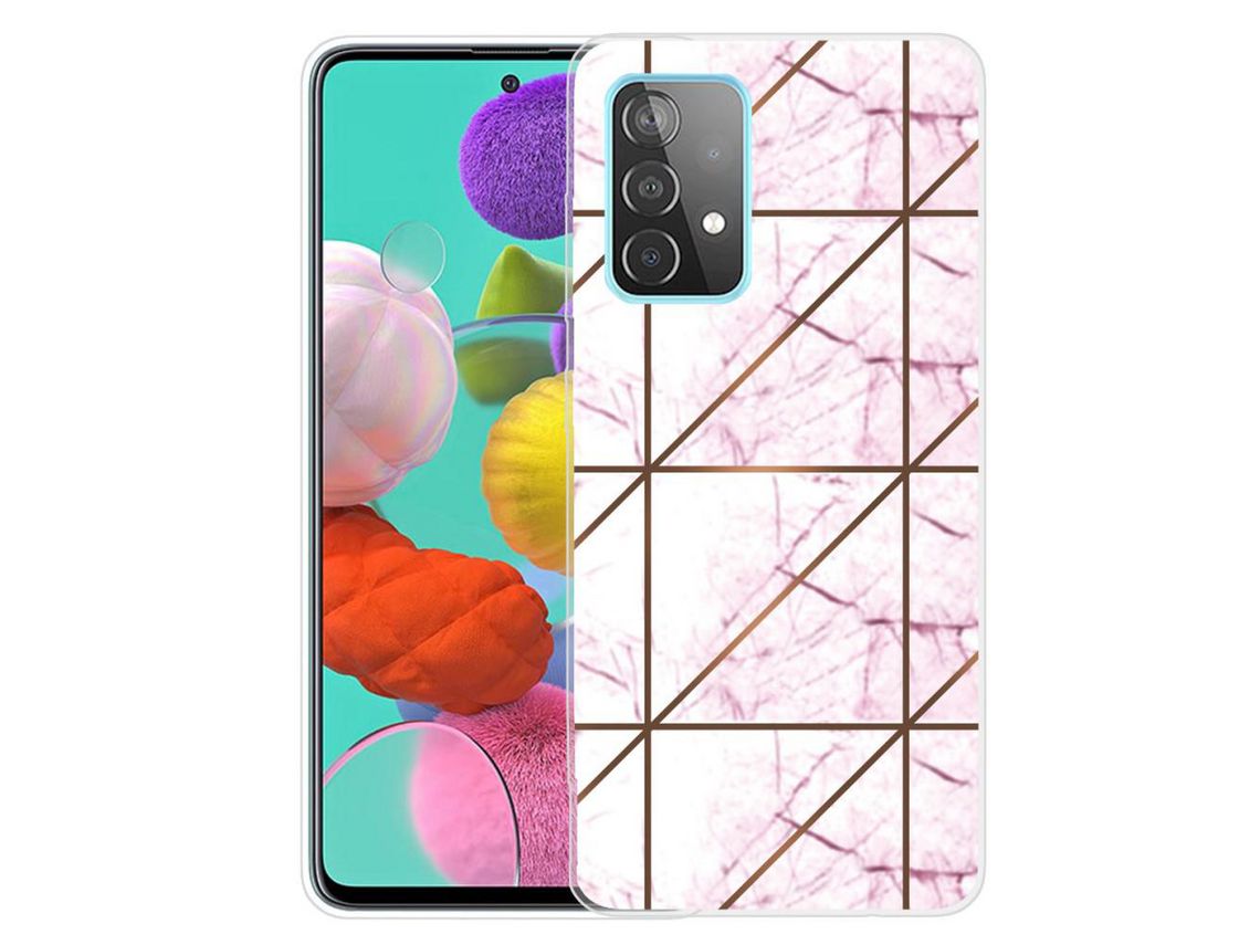 Capa para Samsung Galaxy A73 5G (TPU e PU - Multicor)