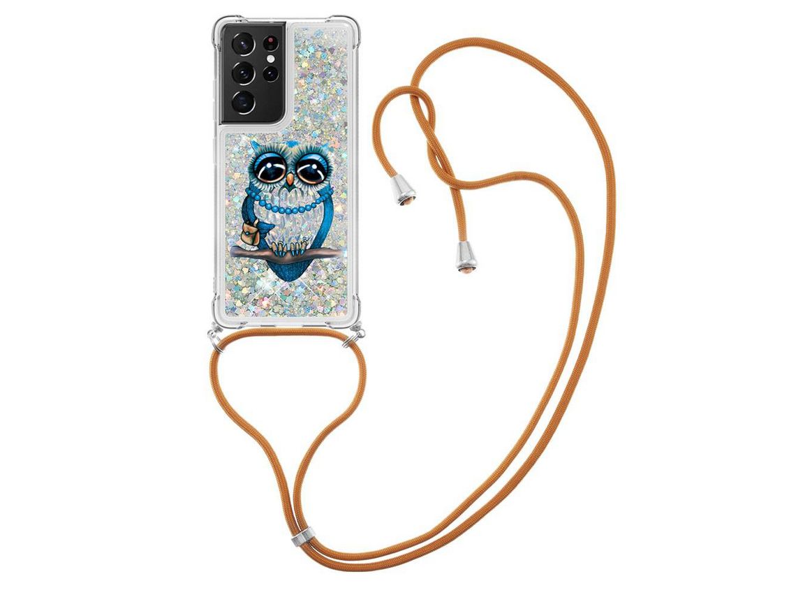 Capa para Samsung Galaxy S21 Ultra 5G (TPU e PU - Multicor)