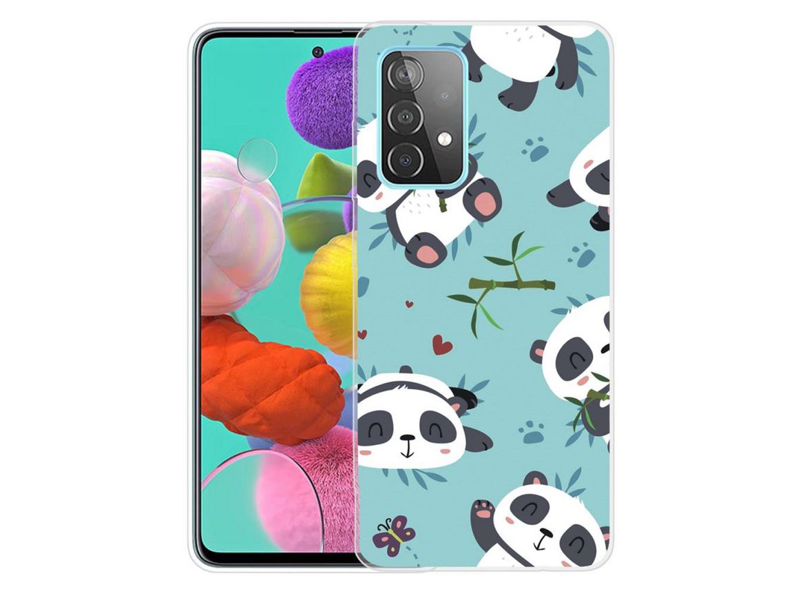Capa para Samsung Galaxy A13 4G (TPU e PU - Multicor)