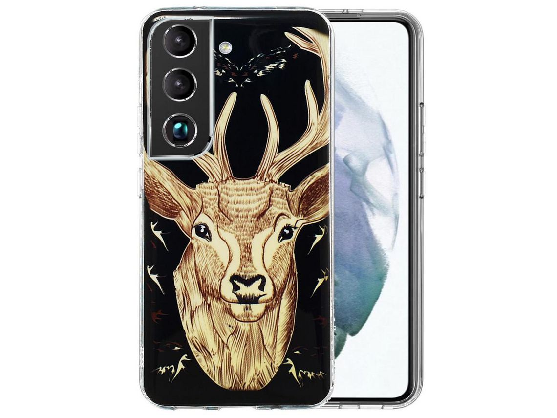 Capa para Samsung Galaxy S22 (TPU e PU - Multicor)