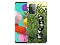 Capa para Samsung Galaxy A73 5G (TPU e PU - Multicor)