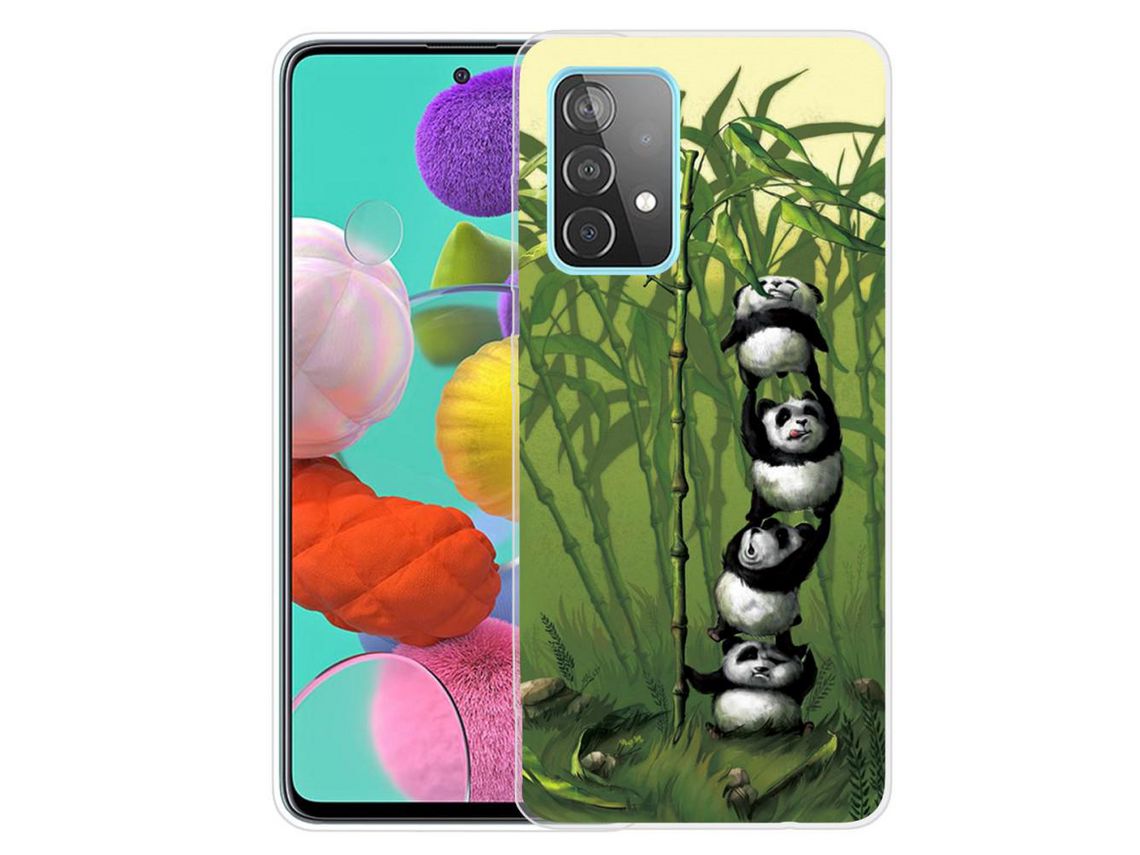 Capa para Samsung Galaxy A73 5G (TPU e PU - Multicor)