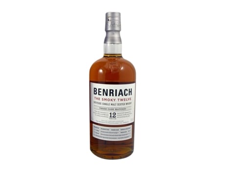 Whisky Single Malt THE BENRIACH The Smoky Twelve 12 Anos (0.7 L - 1 Unidade)
