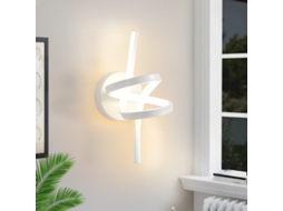 Nettlife Candeeiro De Parede Led Interior 7 W Em Alumínio, Candeeiro Moderno 3000 K Branco Quente Para Escadas (preto), 19,5 Cm, Uso Diário