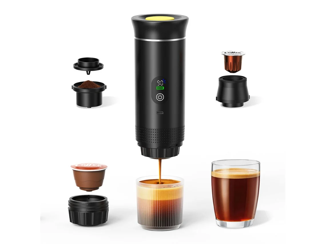 Máquina De Café Portátil 3 Em 1 Ohpa Kf-jn-02pro Preto