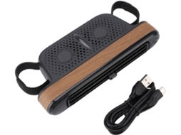 Ventilador Potente Para Carro Com 3 Velocidades, Vento Fraco, Ideal Para Refrescar E Adequado Bebês Animais De Estimação