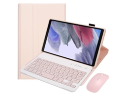 Capa de Teclado Bluetooth para Samsung Tab S7 Plus 12.4 com Retroiluminação a Cores e Rato XIAOMOYU