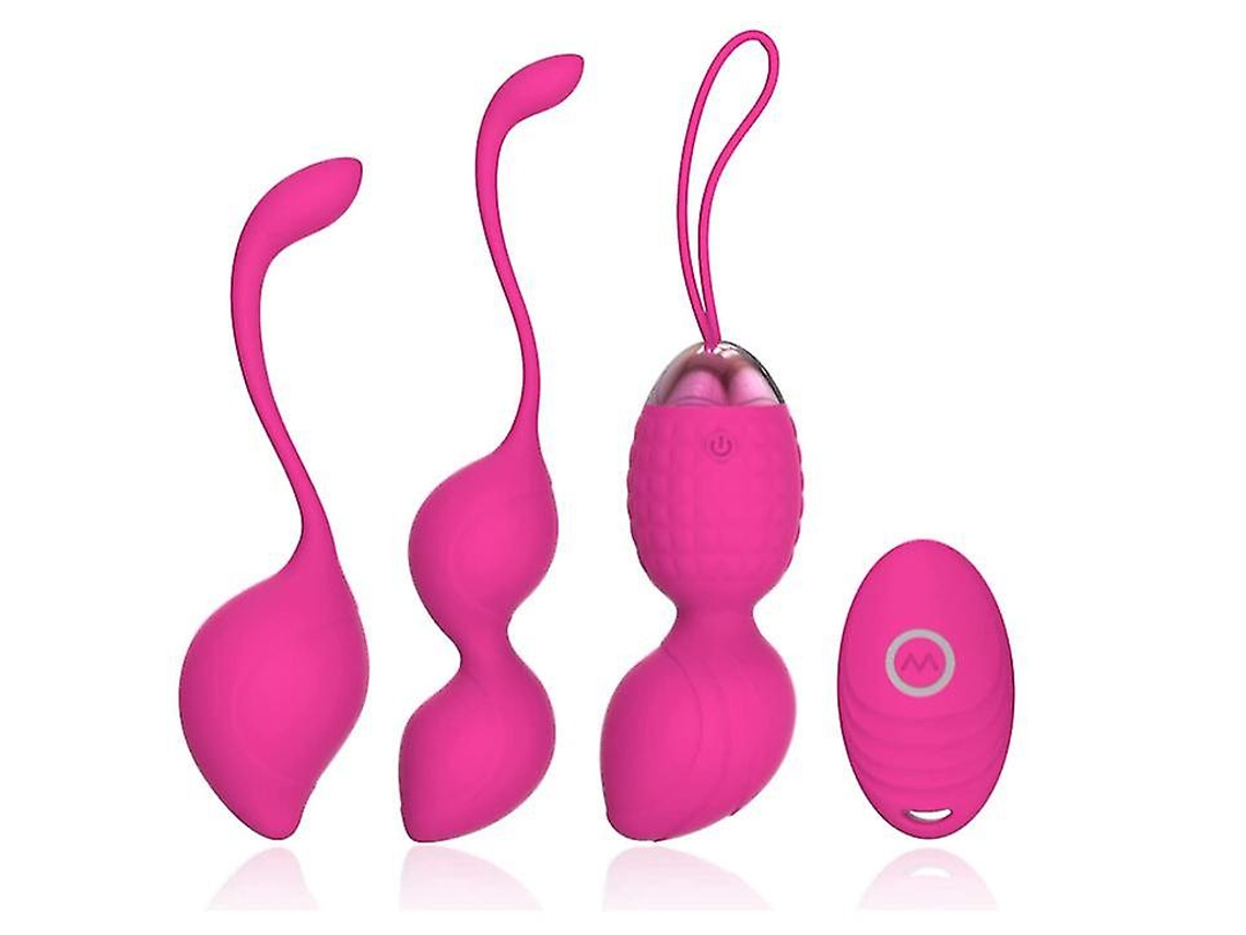 Kegel Balls Kit 2 Em 1 Pesos De Exercício Para Iniciantes, Kegel Balls Para Aperto, Vermelho