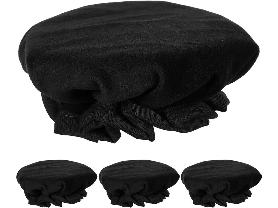 Conjunto De 4 Capas Protetoras Antiestáticas Para Maçanetas Redondas, Macias E Confortáveis, Ideais Para Quarto E