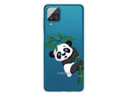 Capa e Tpu Impressão de Padrão Flexível Panda para Samsung Galaxy A12