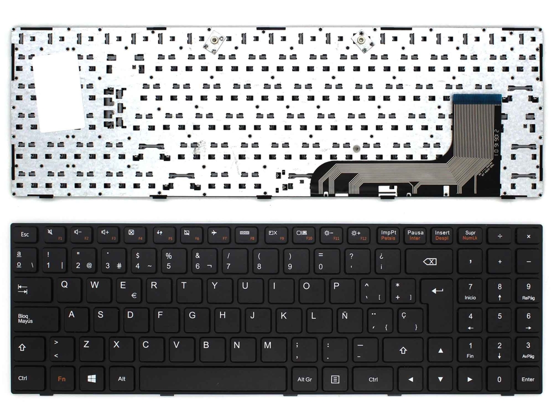 Teclado portátil Lenovo Essential B50 10 Ideapad 100 15 Compatível