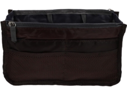 Nécessaire De Viagem De Nylon De Grande Capacidade Com Forro Respirável.